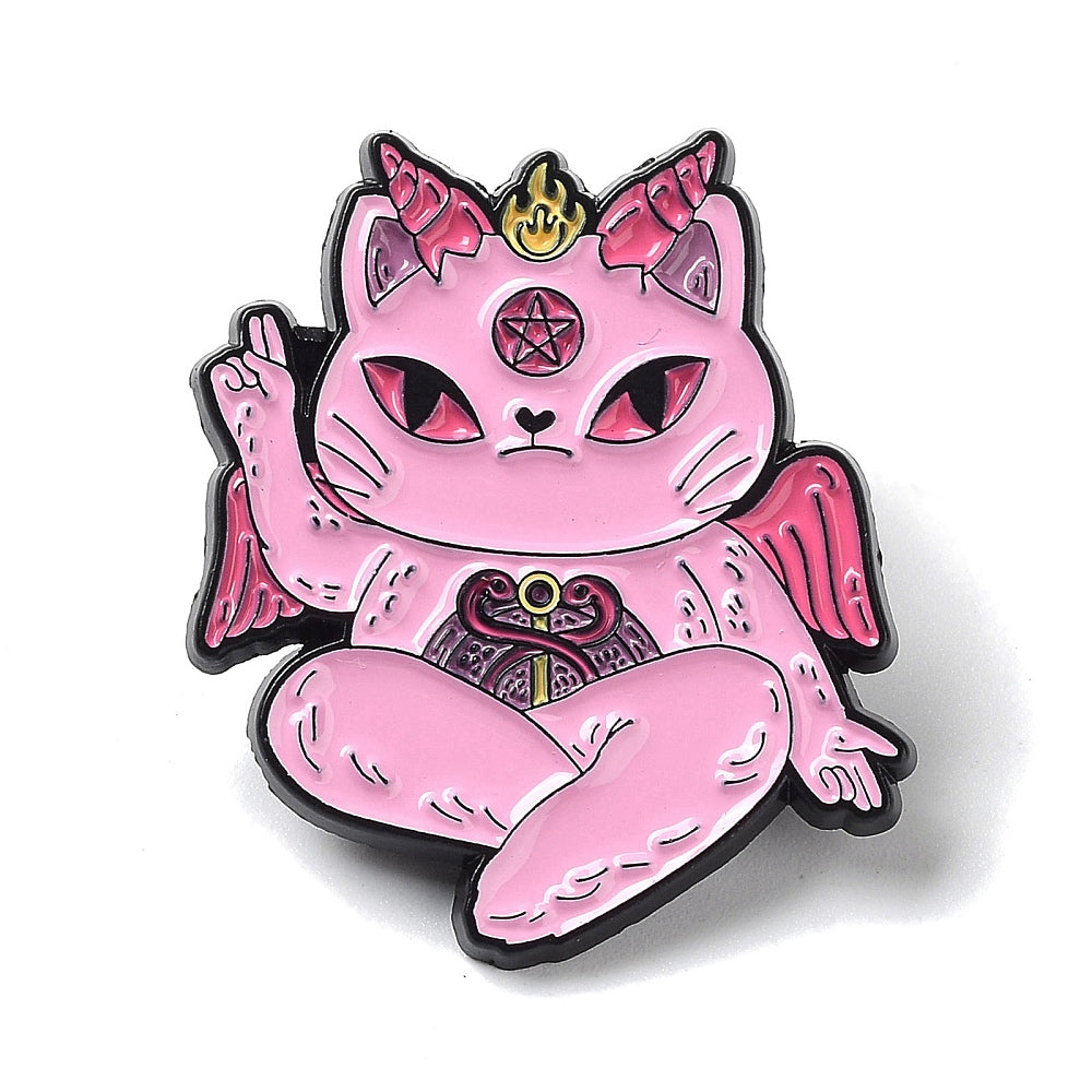 Pin Katze Lucifer