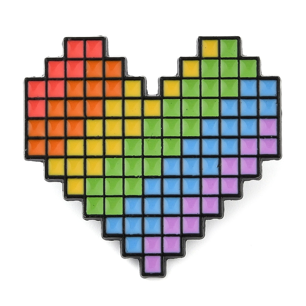 Pin Rainbow Heart